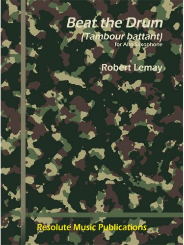 einband BEAT THE DRUM BATTRE LE TAMBOUR Resolute Music Publication