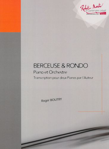 einband Berceuse et Rondo pour deux pianos Robert Martin