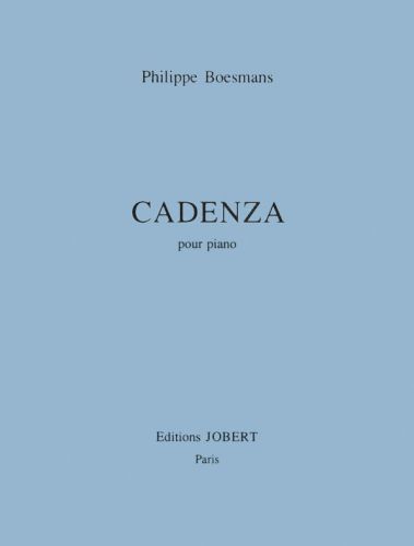 einband Cadenza Jobert