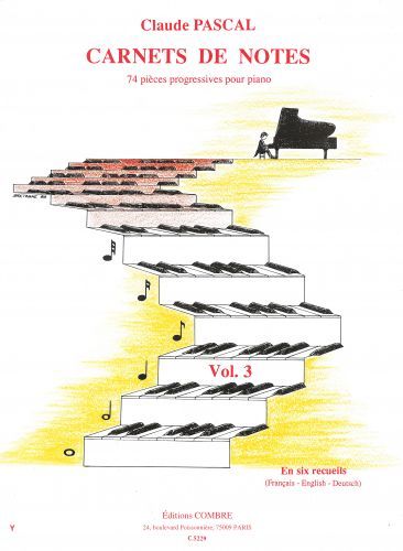 einband Carnets de notes Vol.3 Combre
