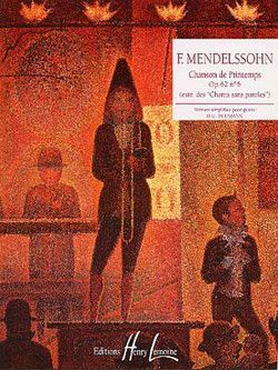 einband Chanson de printemps Op.62 n°6 Editions Henry Lemoine