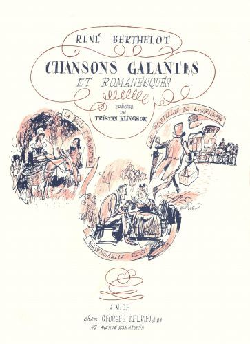 einband Chansons galantes et romanesques Delrieu