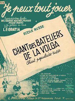 einband Chant des bateliers de la Volga (JPTJ72) Combre