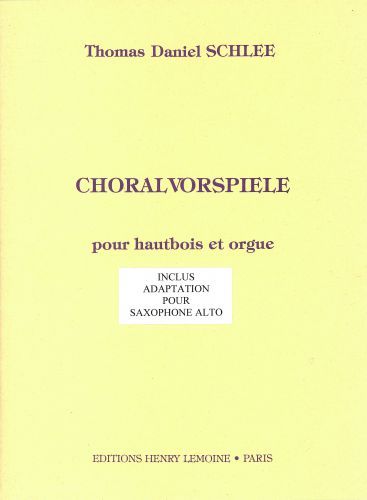 einband Choralvorspiele Op.18 Editions Henry Lemoine
