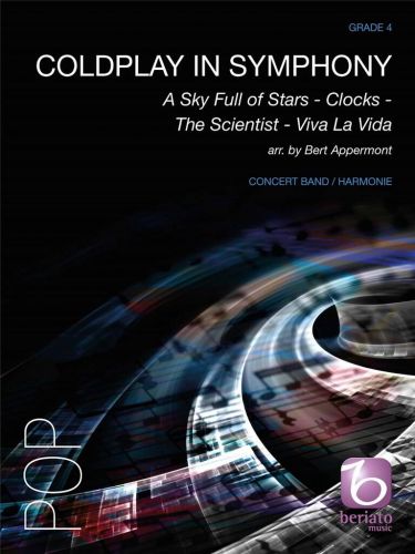 einband Coldplay in Symphony Beriato Music Publishing
