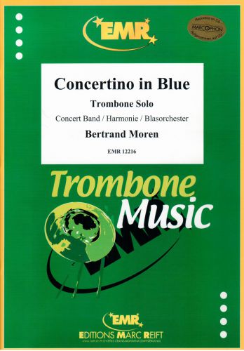 einband Concertino in Blue Trombone Solo Marc Reift