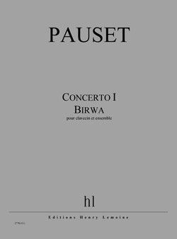 einband Concerto I - Birwa Editions Henry Lemoine