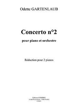einband Concerto n�2 pour piano Combre