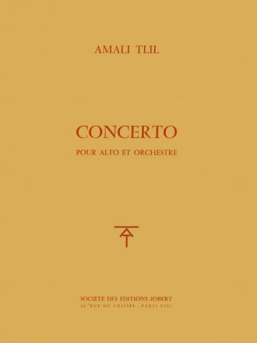 einband Concerto pour alto Jobert