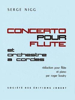 einband Concerto pour flûte Jobert