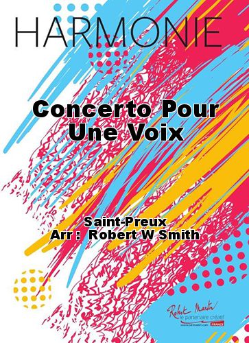 einband Concerto Pour Une Voix Martin Musique