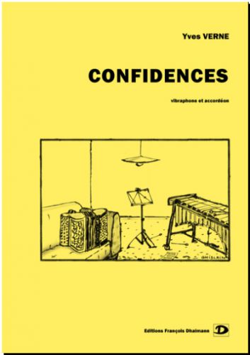 einband Confidences.Vibraphone et accordeon Dhalmann