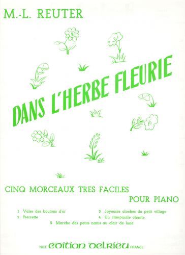 einband Dans l'herbe fleurie Delrieu