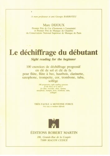 einband Dchiffrage du Dbutant Editions Robert Martin