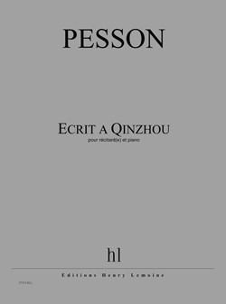 einband Ecrit  Qinzhou Editions Henry Lemoine