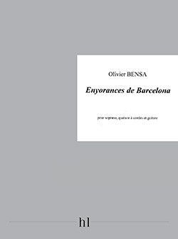 einband Enyorances de Barcelona Editions Henry Lemoine