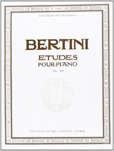 einband Etudes (25) Op.100 pour les petites mains Editions Henry Lemoine