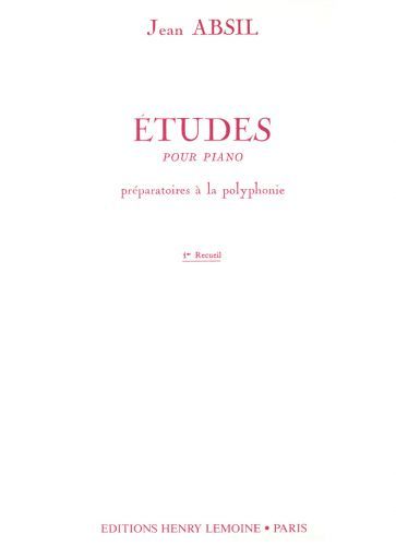 einband Etudes prparatoires  la polyphonie Vol.1 Editions Henry Lemoine