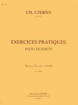 einband Exercices pratiques Op.802 Vol.1 Combre