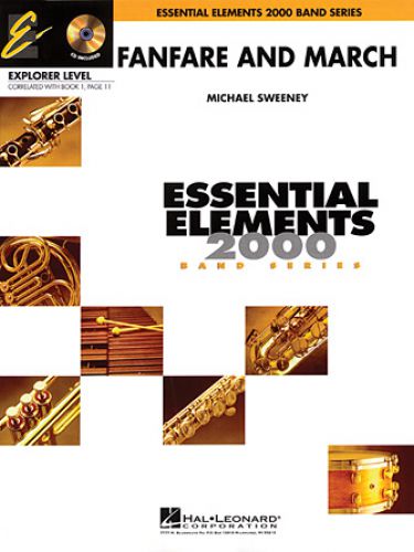 einband Fanfare and March Hal Leonard