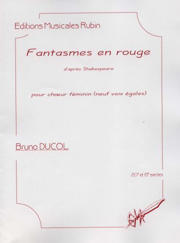 einband Fantasmes en rouge pour chur fminin (neuf voix gales) Rubin