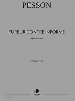 einband Fureur contre informe (pour un tombeau d'Anatole) Editions Henry Lemoine