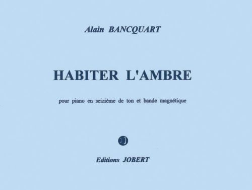 einband Habiter l'ambre Jobert