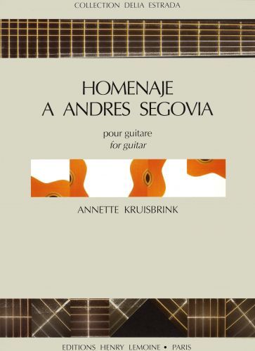 einband Homenaje a Andrs Segovia Editions Henry Lemoine
