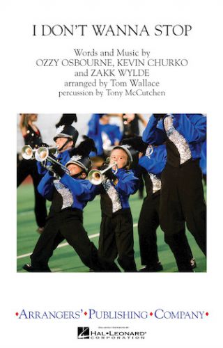 einband I Don't Wanna Stop Arrangers' Publishing Company