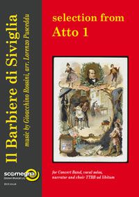 einband IL BARBIERE DI SIVIGLIA - Atto 1+2 Scomegna
