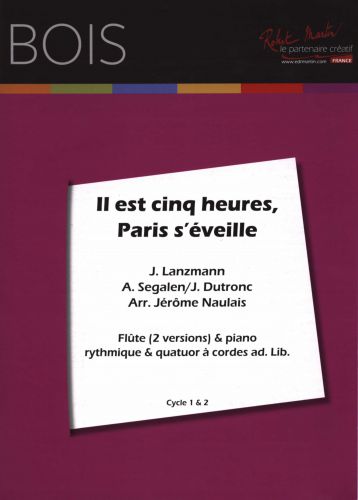 einband Il Est Cinq Heures, Paris S'veille, Flte Solo Robert Martin