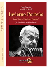 einband INVIERNO PORTENO solo saprano saxophone Scomegna