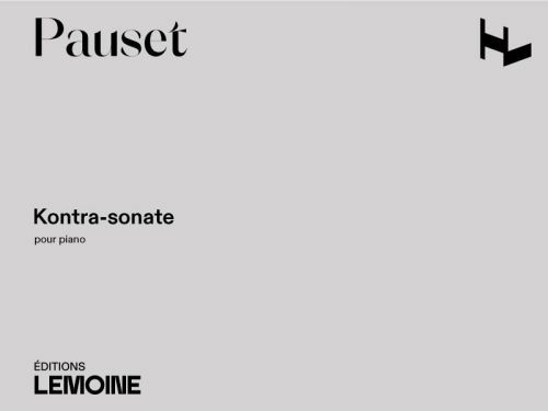 einband Kontra-sonate Editions Henry Lemoine