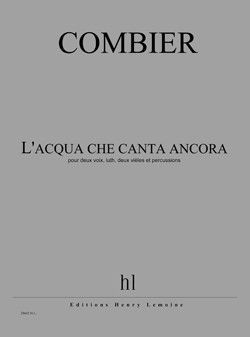 einband L'acqua che canta ancora Editions Henry Lemoine
