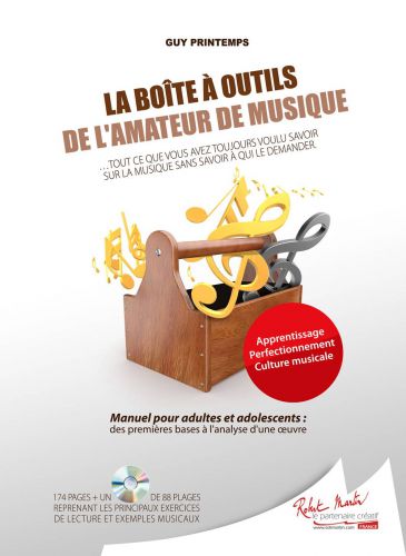 einband LA BOITE A OUTILS DE L'AMATEUR DE MUSIQUE Editions Robert Martin