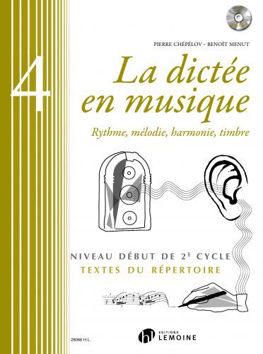 einband La dict�e en musique Vol.4 - d�but du 2eme cycle Editions Henry Lemoine