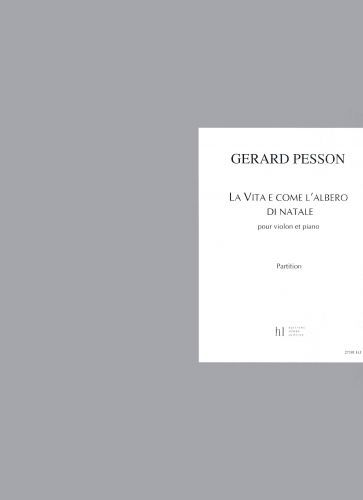 einband La vita  come l'albero di Natale Editions Henry Lemoine