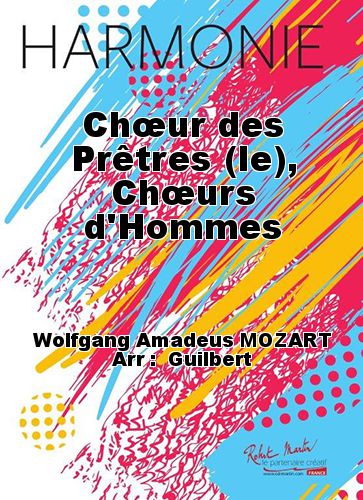 einband Chur des Prtres (le), Churs d'Hommes Martin Musique