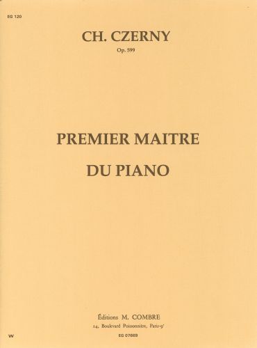 einband Le premier ma�tre Op.599 Combre