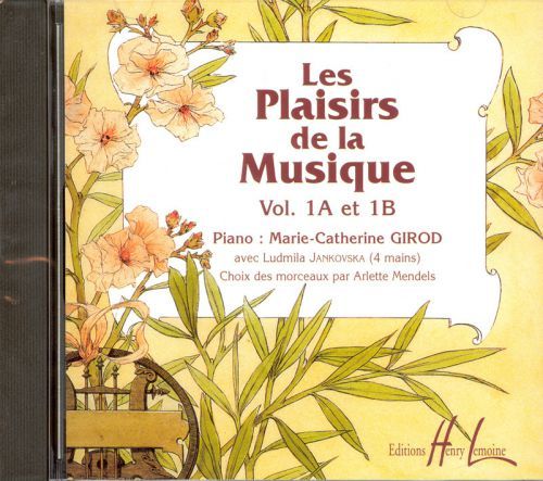 einband Les Plaisirs de la musique Vol.1A et 1B CD seul Editions Henry Lemoine
