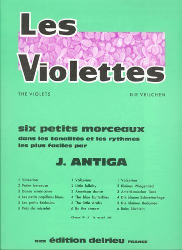 einband Les violettes Delrieu