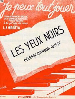 einband Les yeux noirs (chanson russe) (JPTJ52) Combre