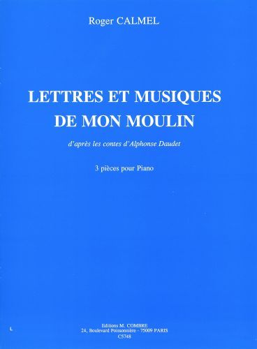 einband Lettres et musique de mon moulin Combre