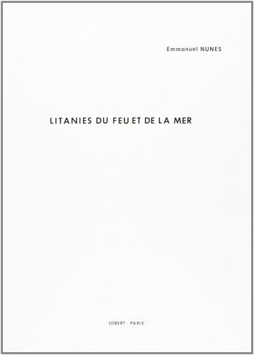einband Litanies du feu et de la mer I et II Jobert