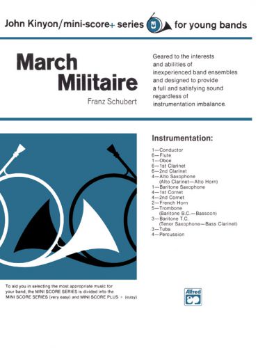 einband March Militaire ALFRED