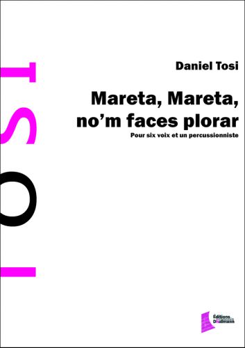 einband Mareta, Mareta, no'm faces plorar Dhalmann