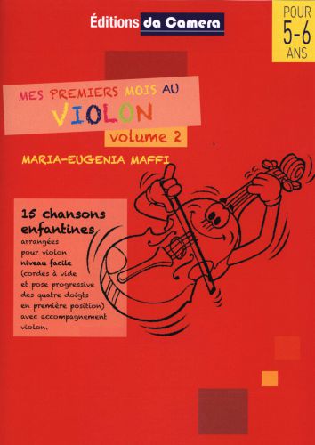 einband Mes premiers mois au violon Vol. 2 DA CAMERA