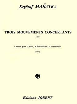 einband Mouvements concertants (3) Jobert