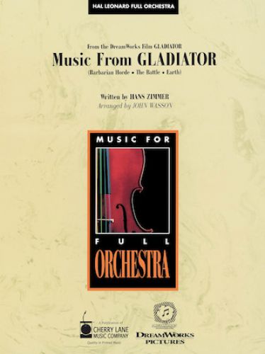 einband Music from Gladiator Cherry Lane Music Company