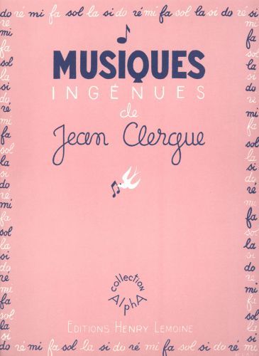 einband Musiques ingnues Editions Henry Lemoine